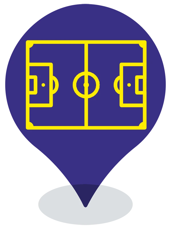 Superficie de juego del pabellón del Club Esportiu de Futbol Sala Prosperitat en Barcelona