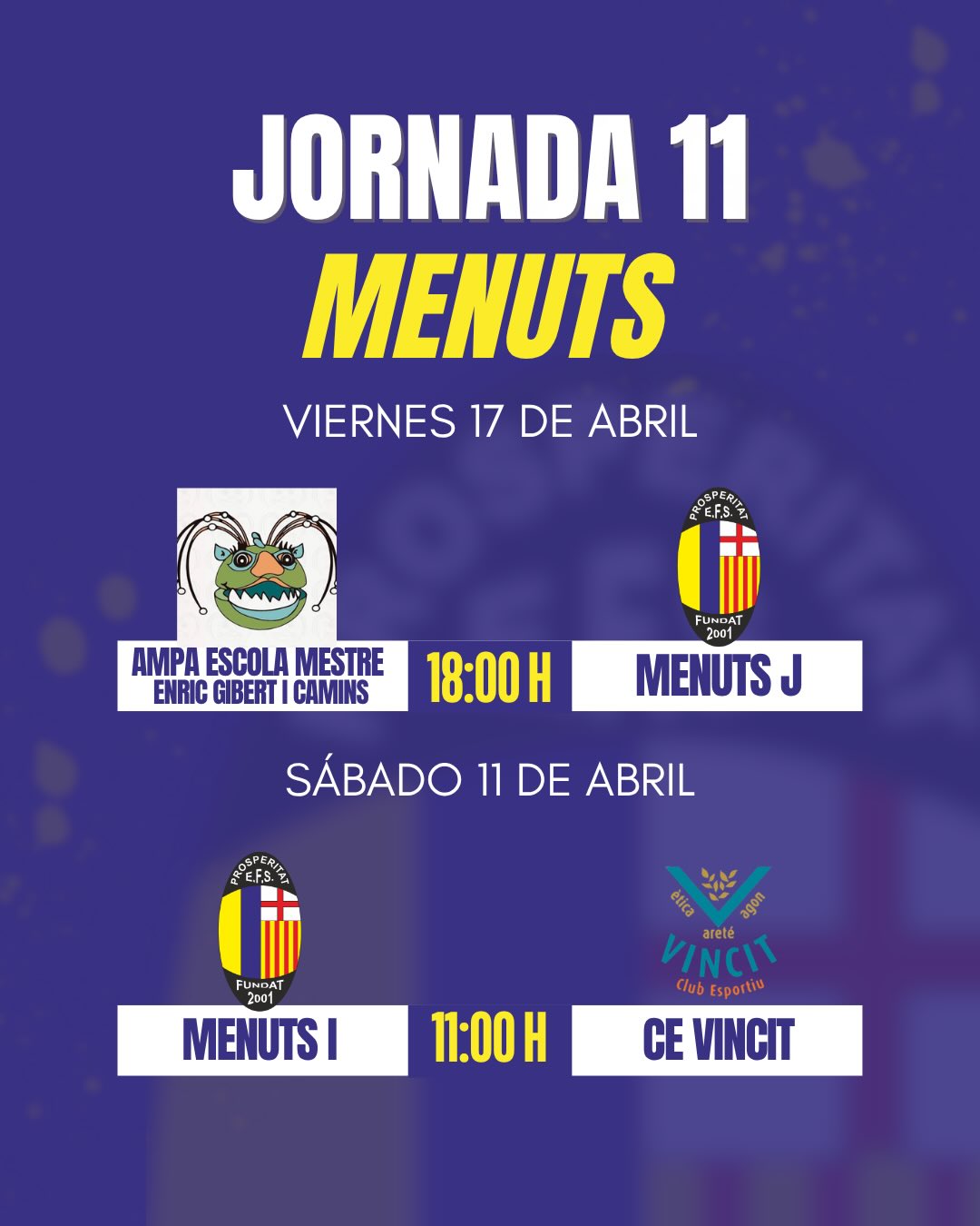 Jornada 11 - MENUTS